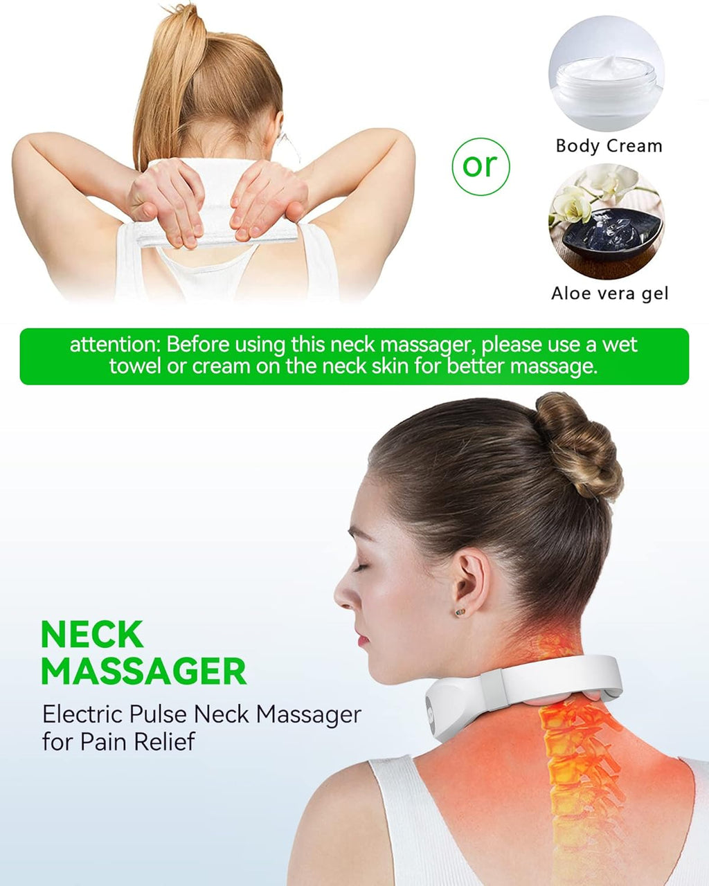 Masseur de cou Électrique avec Chaleur