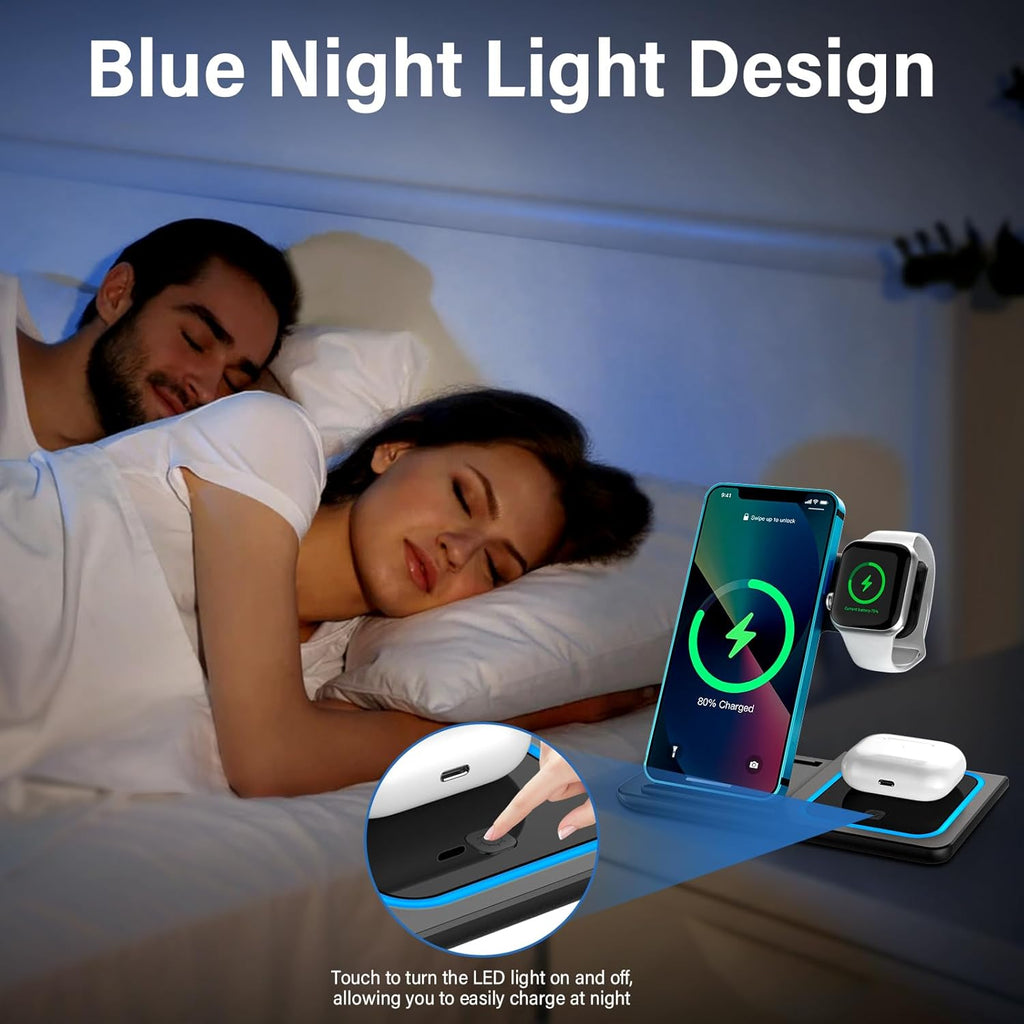 Chargeur sans fil 3 en 1