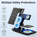 Chargeur sans fil 3 en 1