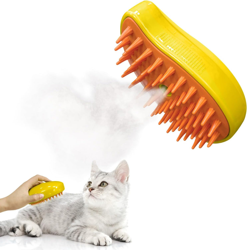 Brosse à vapeur pour chien et chat