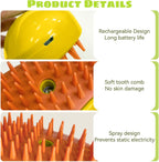 Brosse à vapeur pour chien et chat