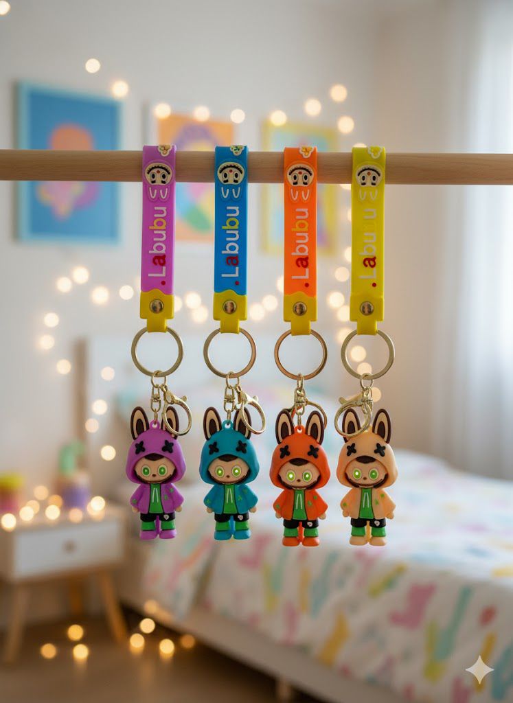 PACK DE 12 psc Porte-clés labubu