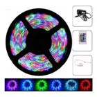 Ruban LED RGB Étanche 16 Couleurs 4 Modes 5M Télécommande