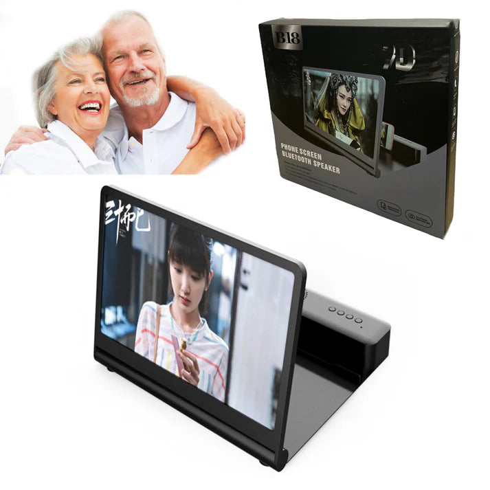 3D Phone Screen Magnifier with Bluetooth