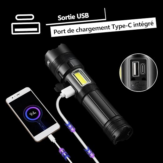 Lampe Torche LED Ultra Puissante