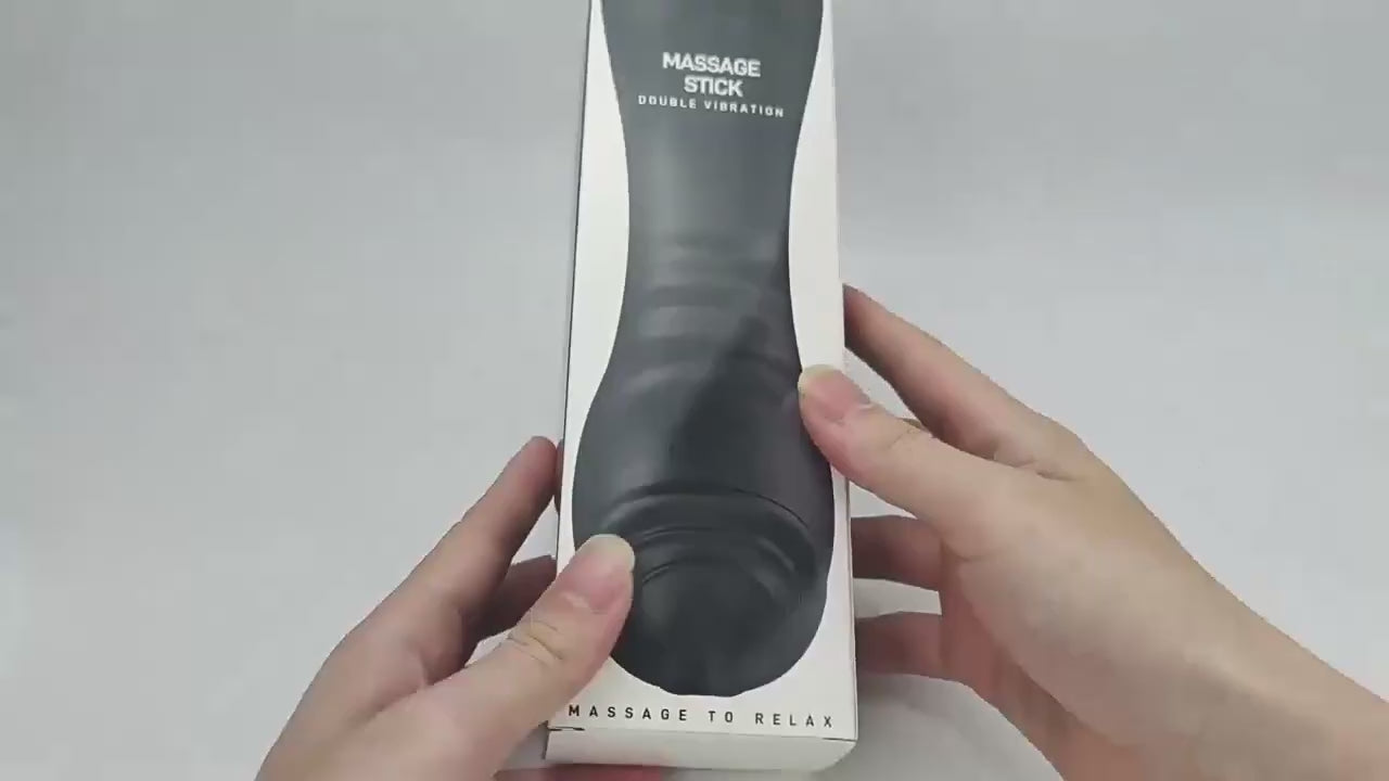 Appareil de massage vibrant double conçu pour détendre les muscles du dos, des épaules, de la nuque et des jambes après l’effort ou une longue journée.