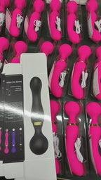 Appareil de massage vibrant double conçu pour détendre les muscles du dos, des épaules, de la nuque et des jambes après l’effort ou une longue journée.