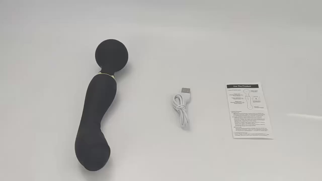 Appareil de massage vibrant double conçu pour détendre les muscles du dos, des épaules, de la nuque et des jambes après l’effort ou une longue journée.